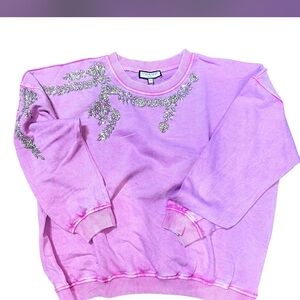 Bejeweled Lilac Sweatshirt